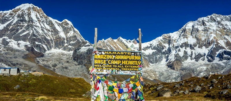 Quadro su Tela Bandiere tibetane a Annapurna Base Camp 4200m